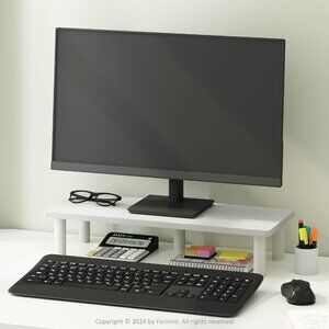 Monitor Riser Laptop Stand for Desk White NEW